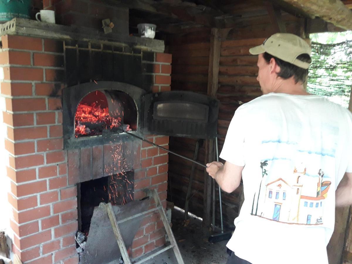 Birkenhof Ashram Familien Blockhutten Hartau Eksteriør billede