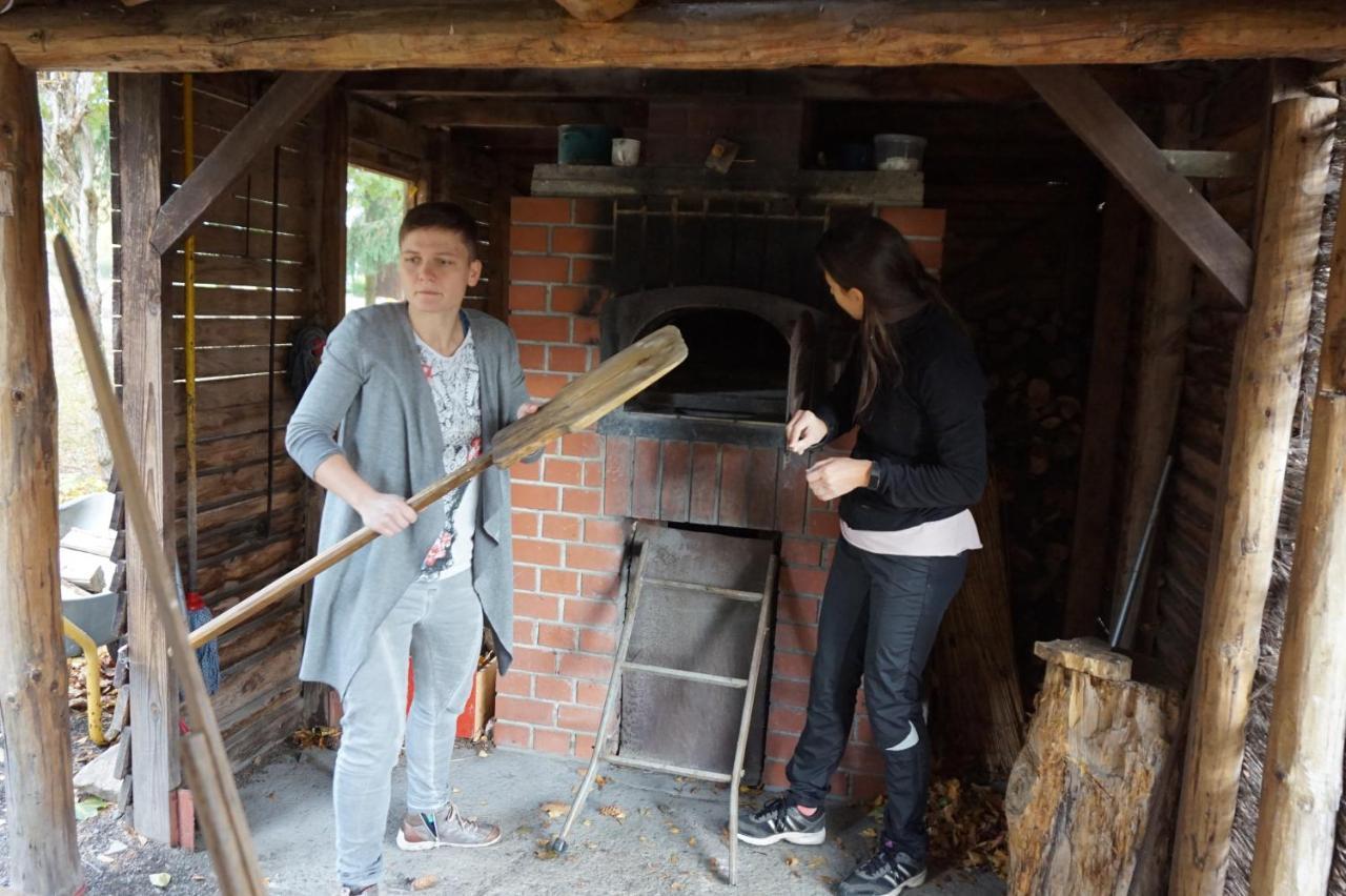 Birkenhof Ashram Familien Blockhutten Hartau Eksteriør billede