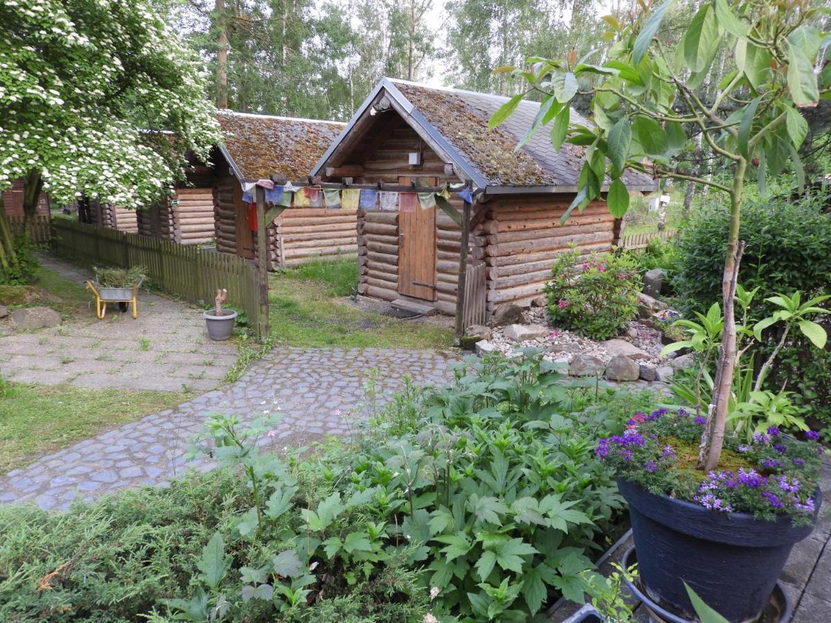 Birkenhof Ashram Familien Blockhutten Hartau Eksteriør billede