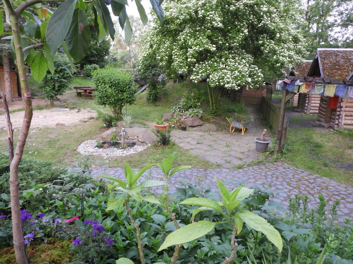 Birkenhof Ashram Familien Blockhutten Hartau Eksteriør billede