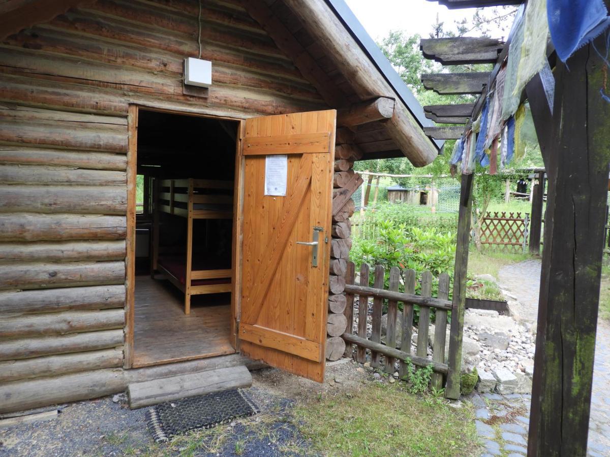 Birkenhof Ashram Familien Blockhutten Hartau Eksteriør billede