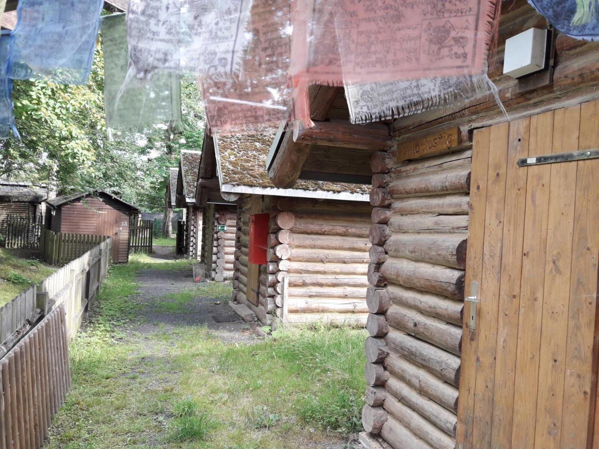 Birkenhof Ashram Familien Blockhutten Hartau Eksteriør billede