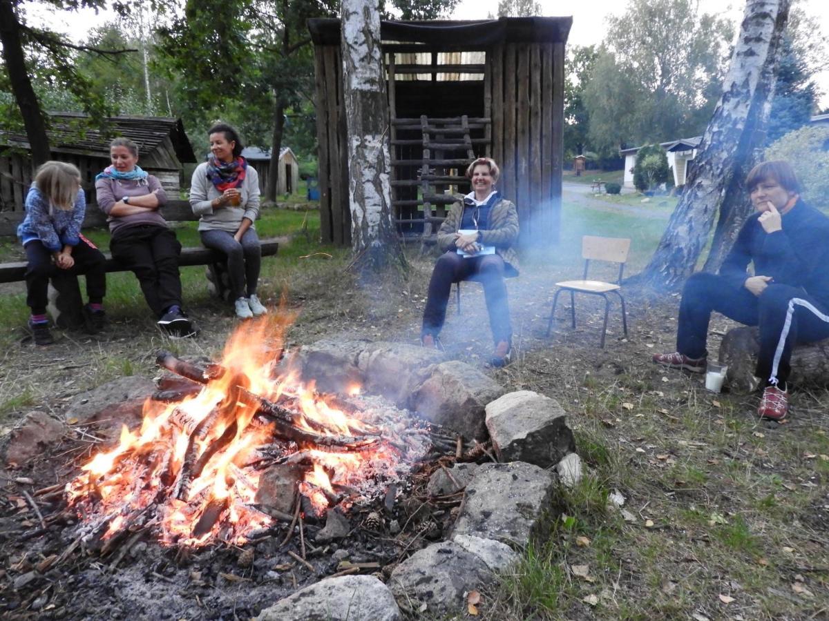 Birkenhof Ashram Familien Blockhutten Hartau Eksteriør billede